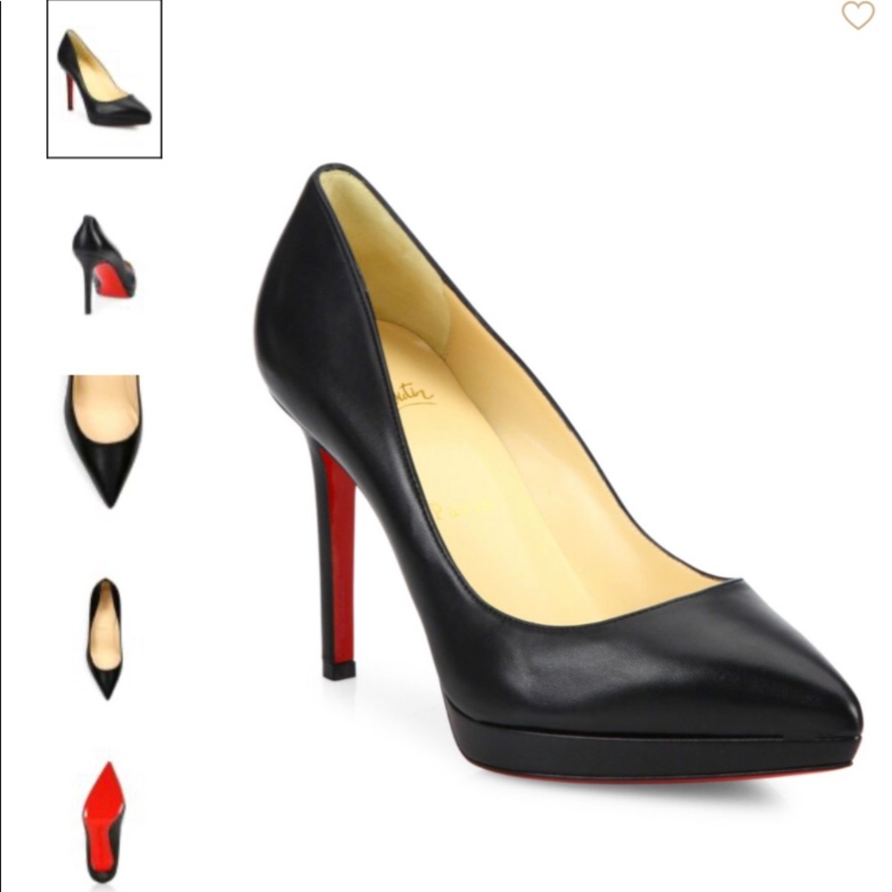 Christian Louboutin Platform Leather Pumps